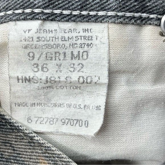 Vintage 90s men’s Camo denim Wrangler Pants 36x32 - Picture 10 of 10